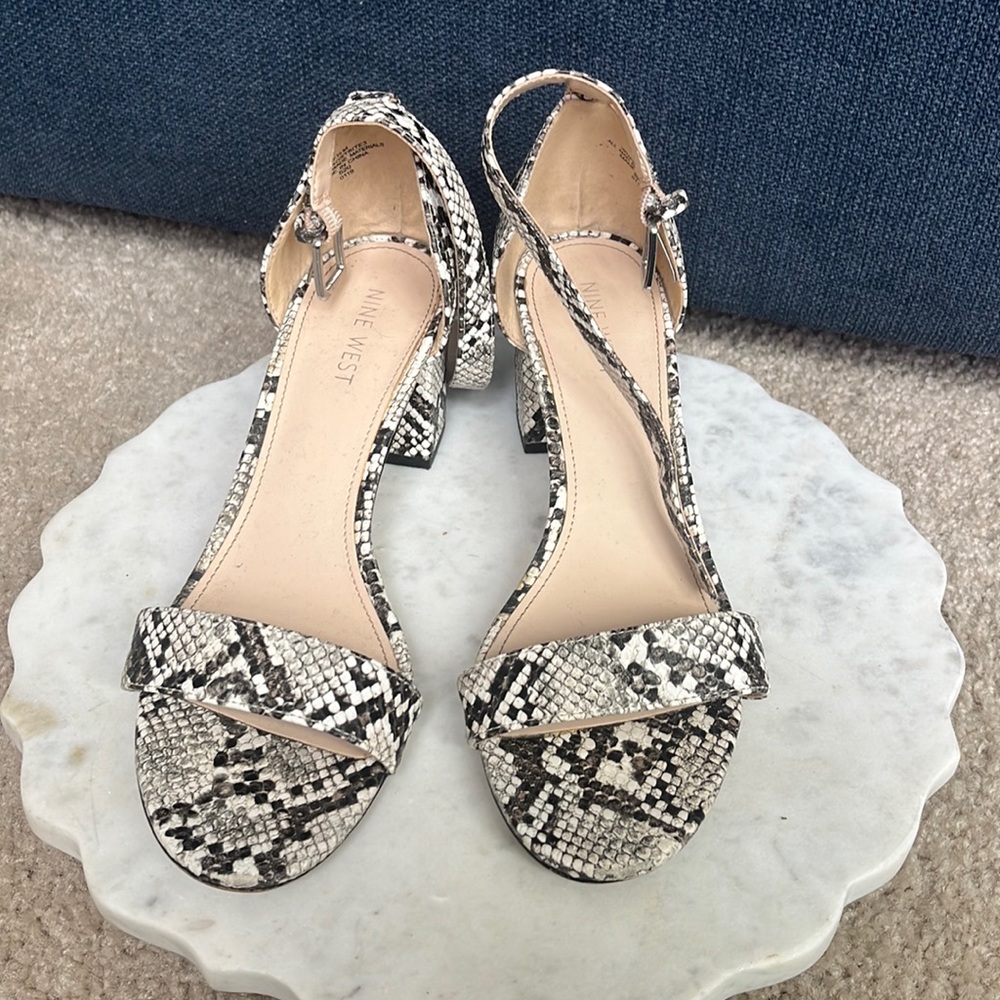 Snake skin heels - Nine West